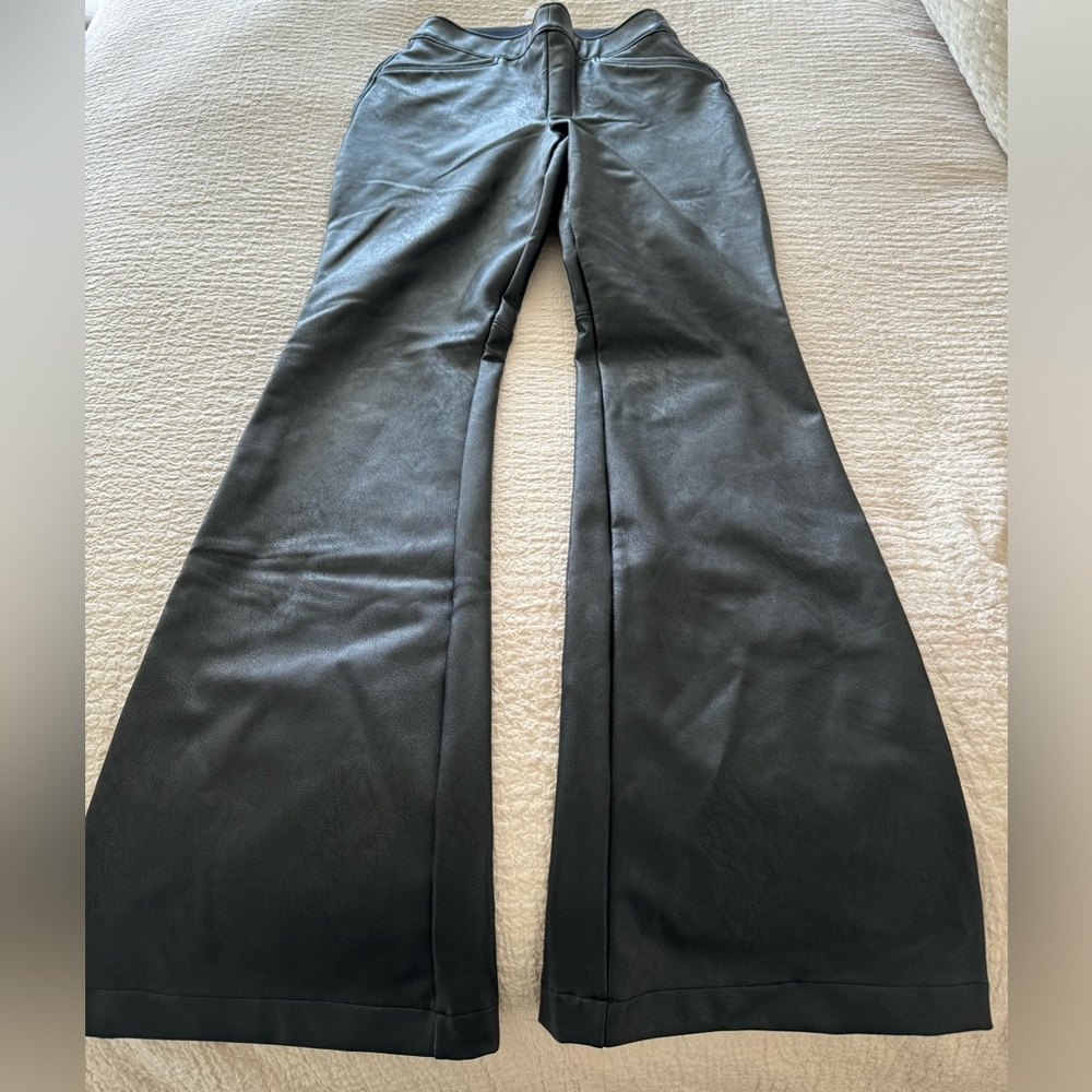 SPANX - Leather Like Flare Pant